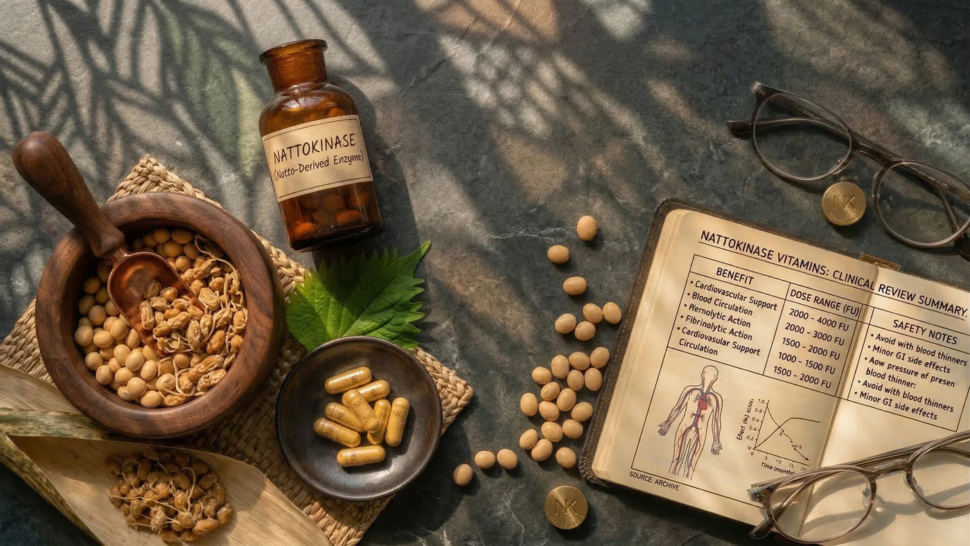 Nattokinase Vitamins: Benefits, Safety & Dosage