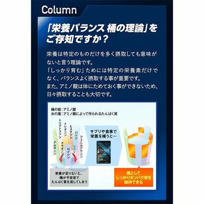 ALGAS补充剂EX：含生物素和锌的男性头发生长补充剂