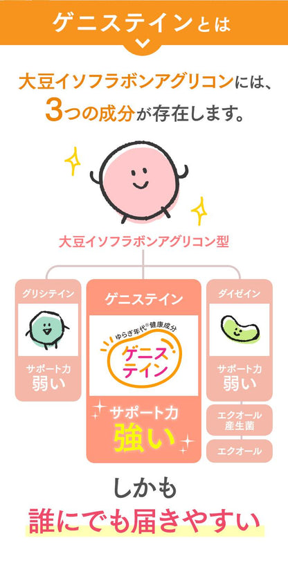 Kikkoman Soja-Isoflavon Ergänzungsmittel | Hoch aufnehmbares Aglykon für das Wohlbefinden der Frau