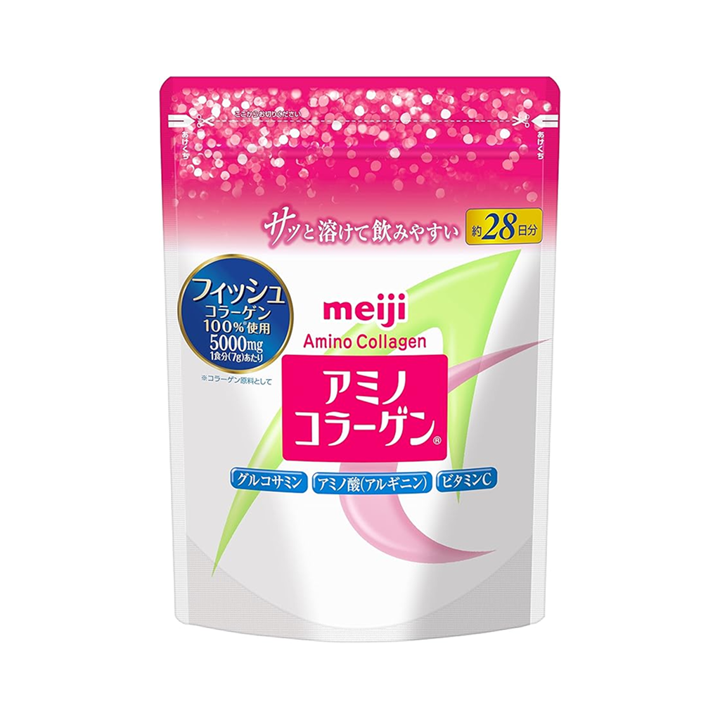 Meiji Amino Collagene: Peptidi di Collagene Marino di Prima Qualità per il Sostegno della Pelle e delle Articolazioni