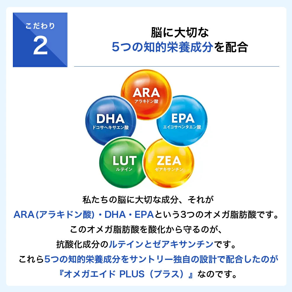 Suntory Omega Aid: Japán agyi köd elleni készítmény a memória és a figyelem javítására