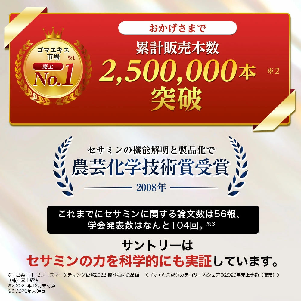 Sesamin EX: Japanese Sesamin Supplement for Youthful Vitality