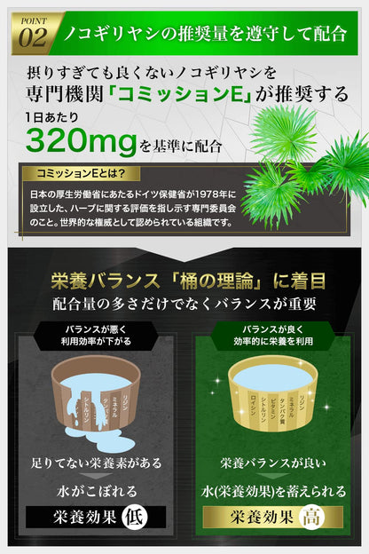 VALIMOA 头发补充剂 | 锯棕榈与角蛋白 | 15天用量